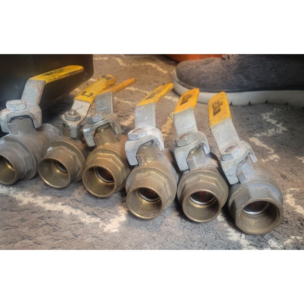 LOT Watts Full Port Brass Ball Valve 1 inch Full Port Sweat+ 600 WOG 7